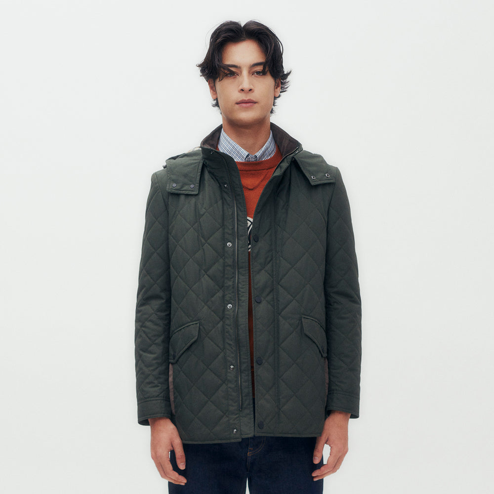 Quilted Jacket with Hood DGM