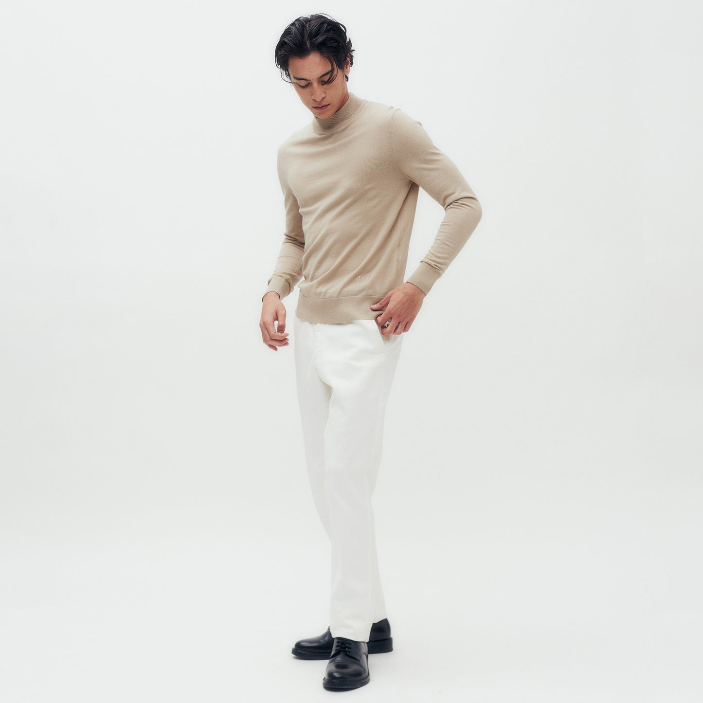High Neck Wool Sweater DGM