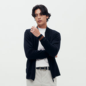 Two-way Zip Fastening Cardigan DGM