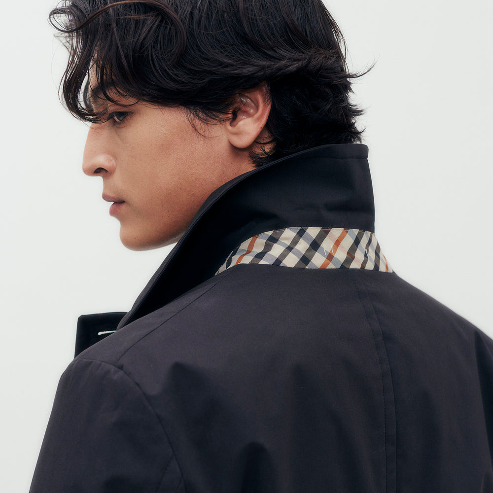 House Check Short Car Coat DG M