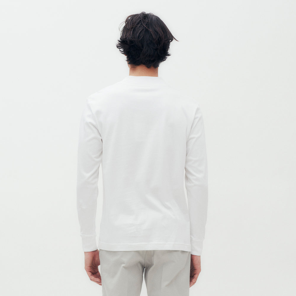 Banded Collar T-Shirt DG M