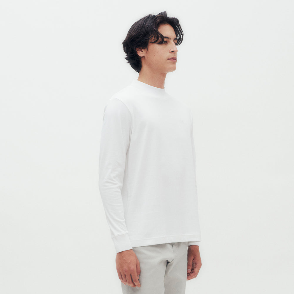 Banded Collar T-Shirt DG M