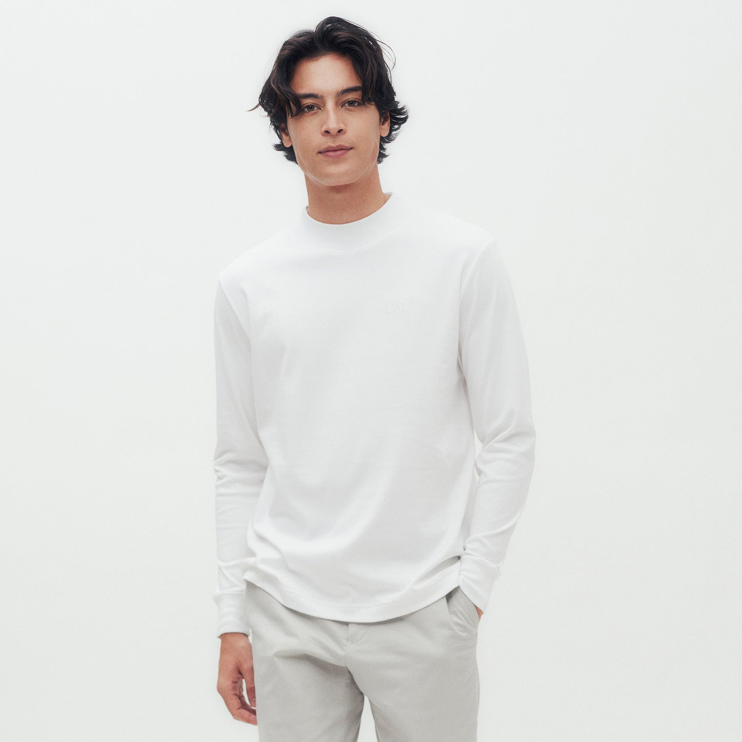 Banded Collar T-Shirt DG M
