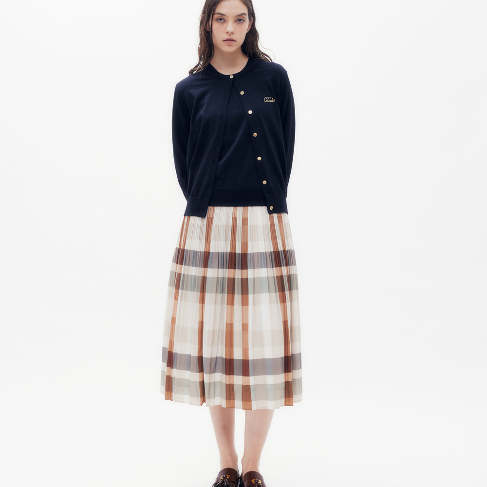 130th Anniversary Check Pleated Skirt DAKS Hong Kong