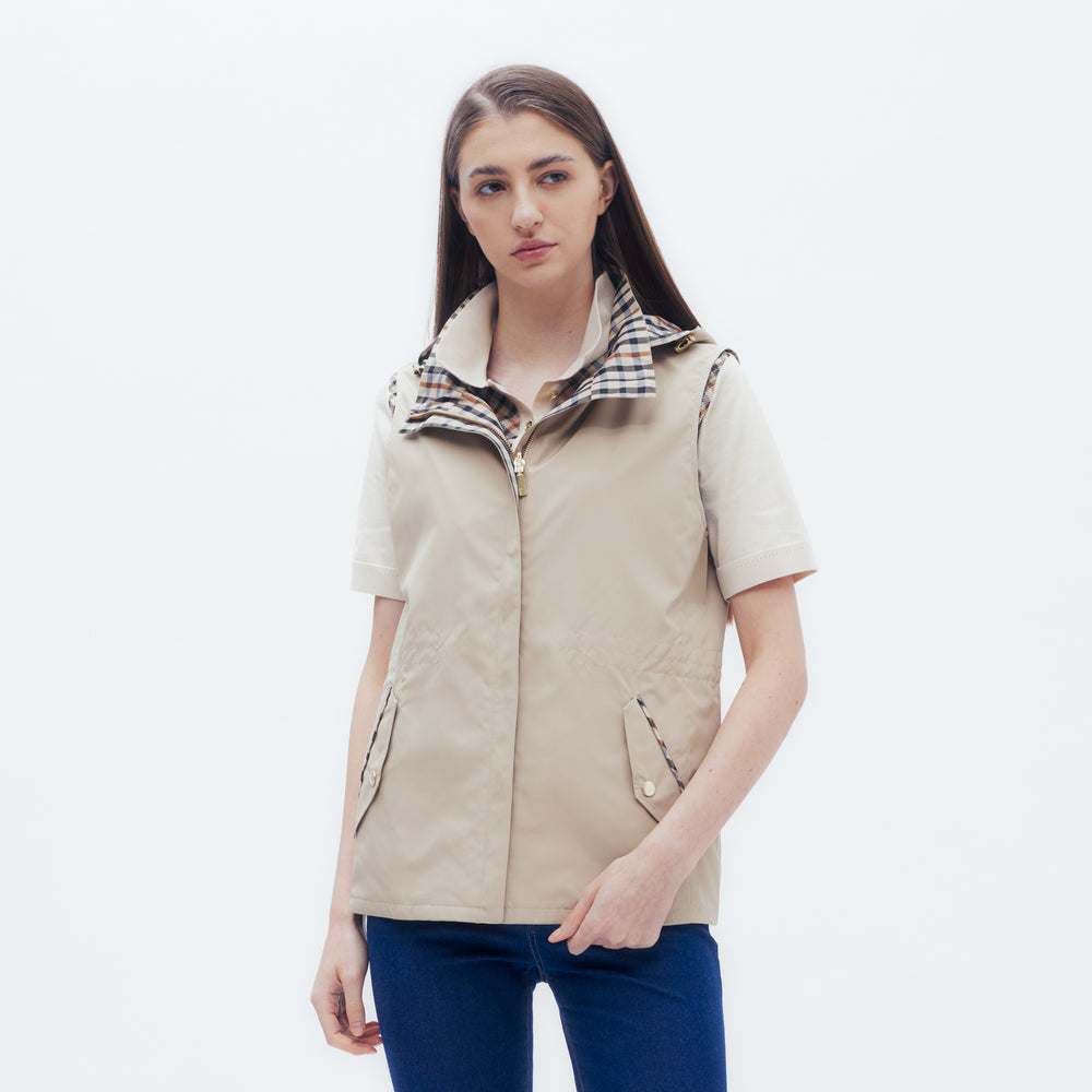 House Check Reversible Vest DAKS Hong Kong