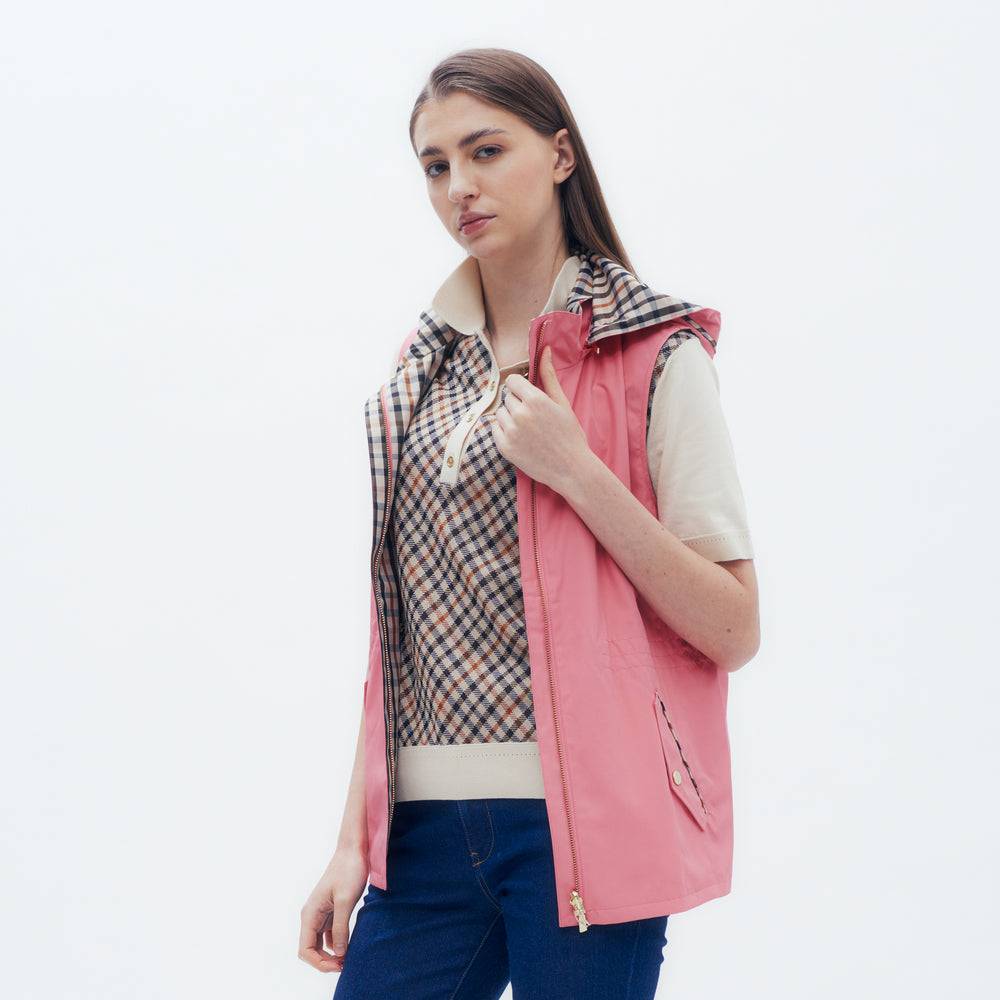 House Check Reversible Vest DAKS Hong Kong