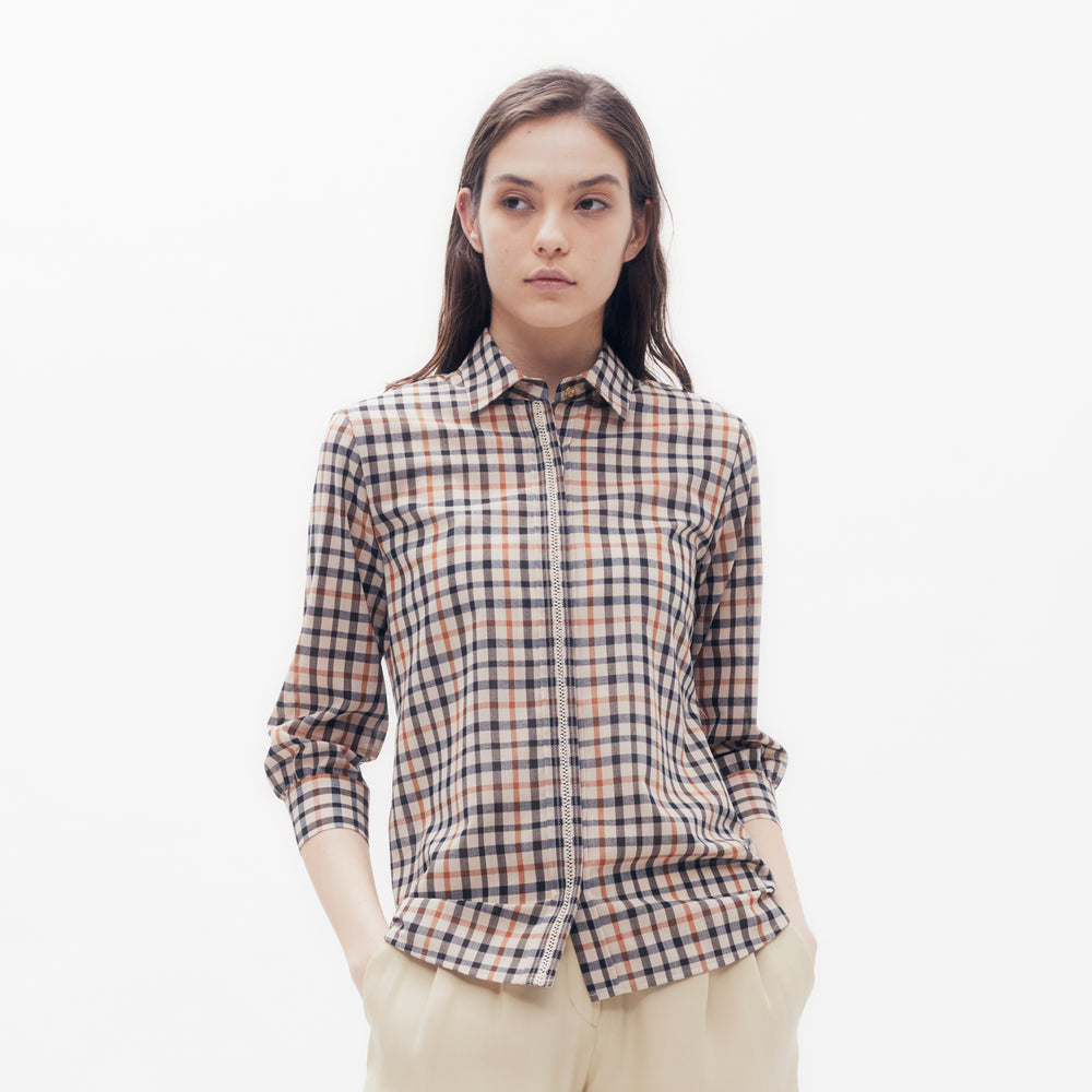 
                      
                        House Check Wool Blend Shirt DAKS Hong Kong
                      
                    