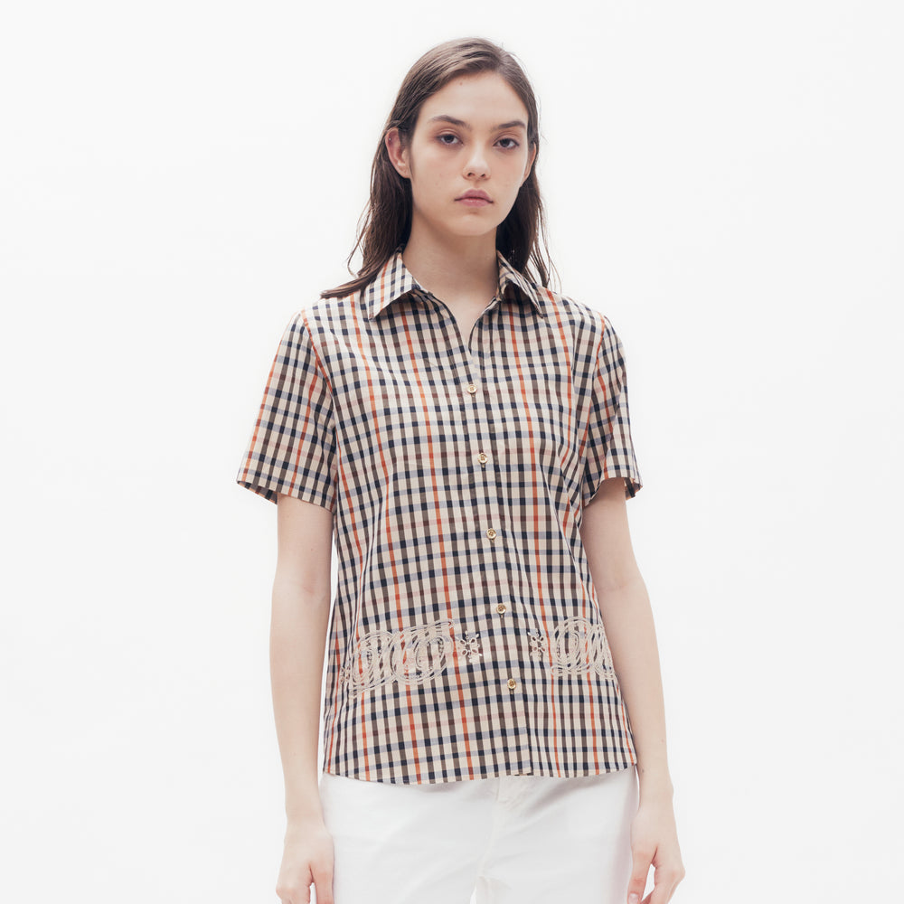 
                      
                        House Check Shirt Blouse DAKS Golf
                      
                    