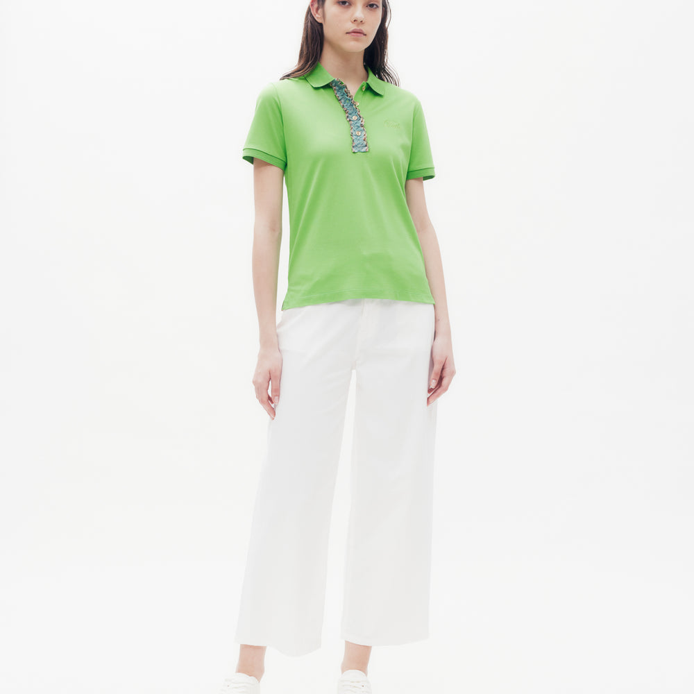 Lace Placket Polo Shirt DAKS Hong Kong