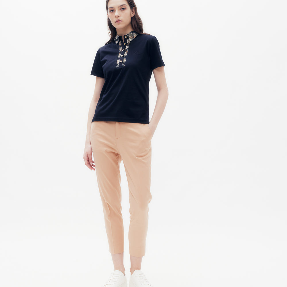 House Check Lace Collar Polo Shirt DAKS Hong Kong