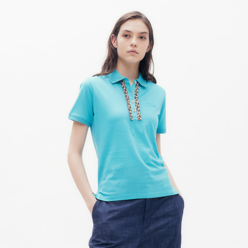 
                      
                        House Check Lace Placket Polo Shirt DG L
                      
                    