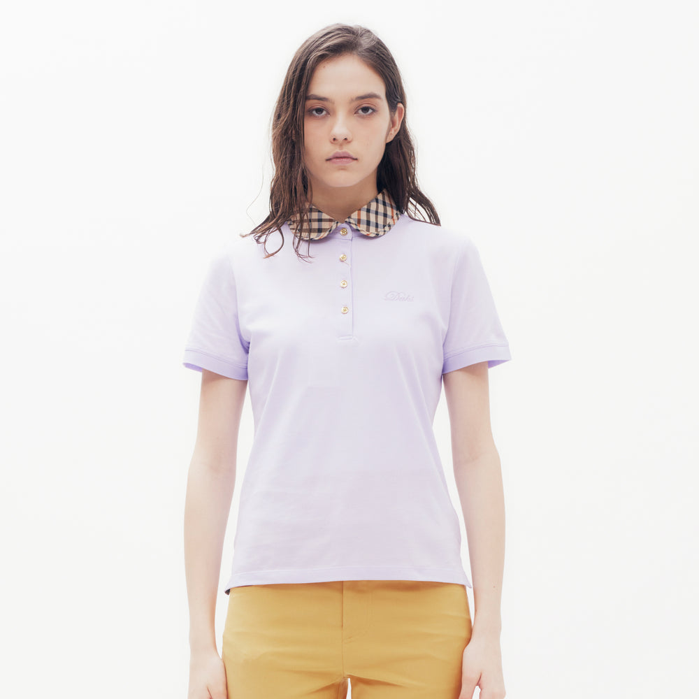 
                      
                        House Check Round Collar Polo Shirt DG L
                      
                    