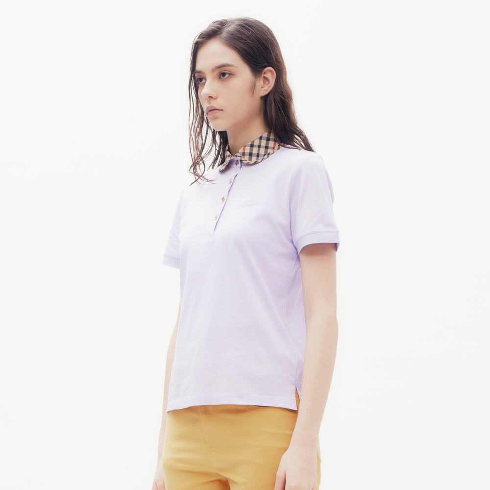 
                      
                        House Check Round Collar Polo Shirt DG L
                      
                    