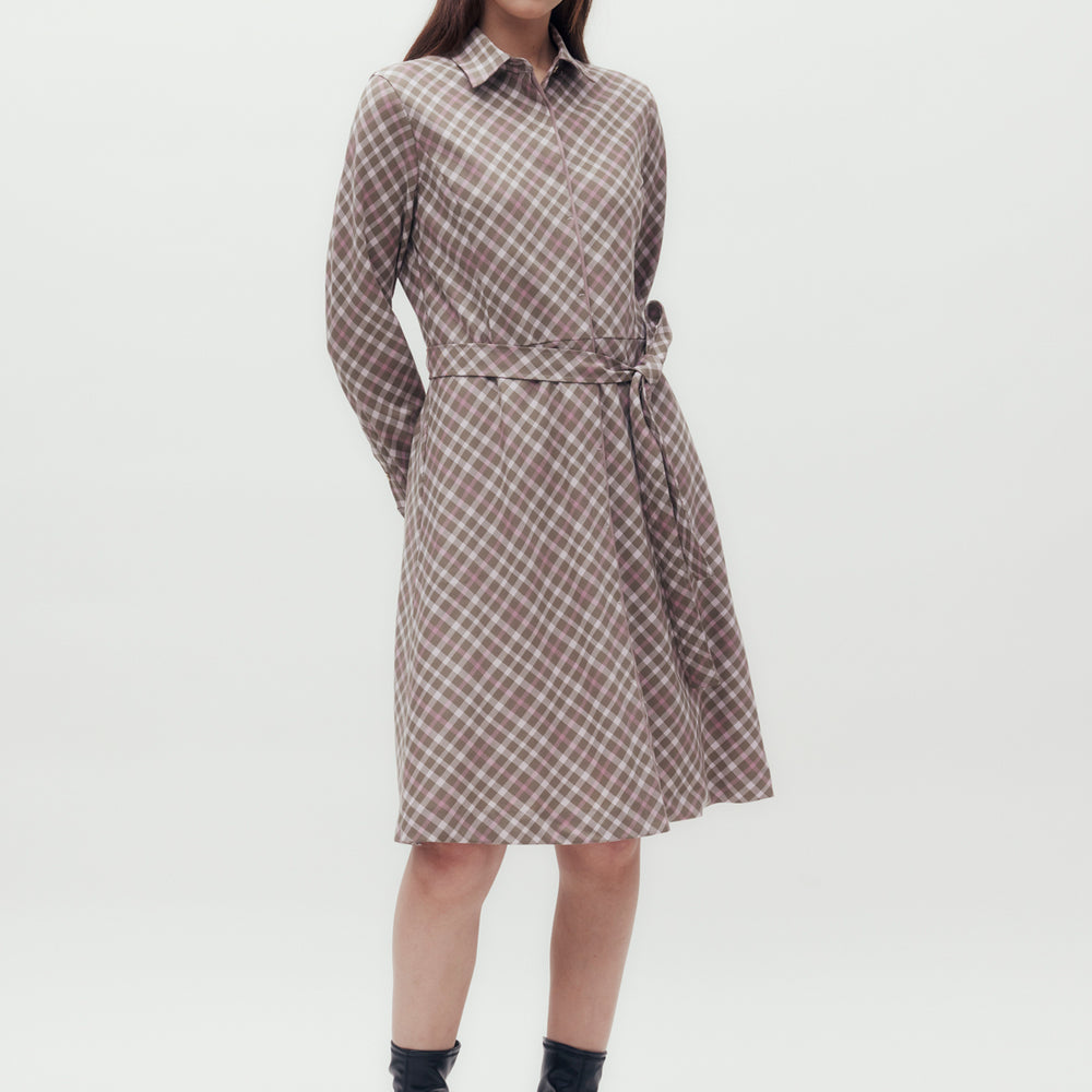 
                      
                        Bias Check Belt Dress
                      
                    