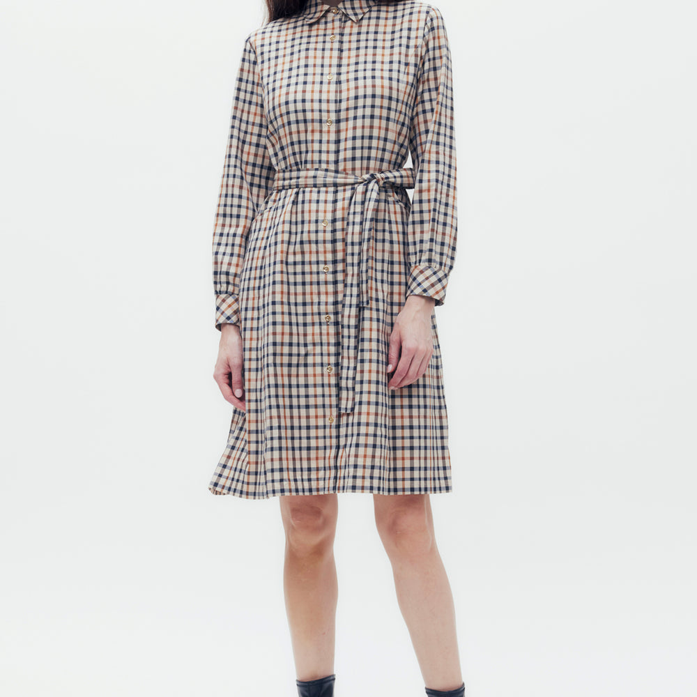 
                      
                        House Check Shirt Dress
                      
                    