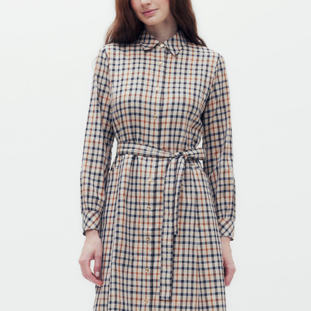 House Check Shirt Dress