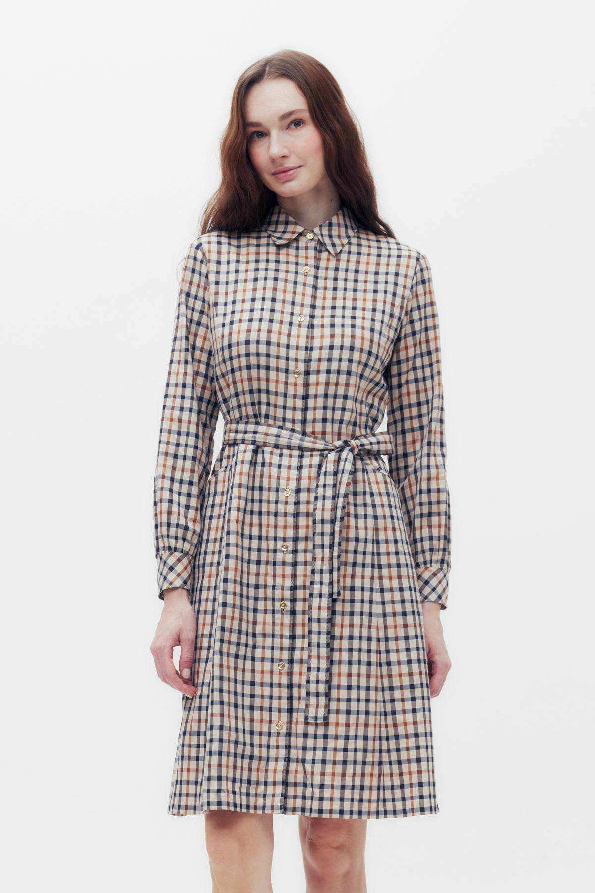 House Check Shirt Dress