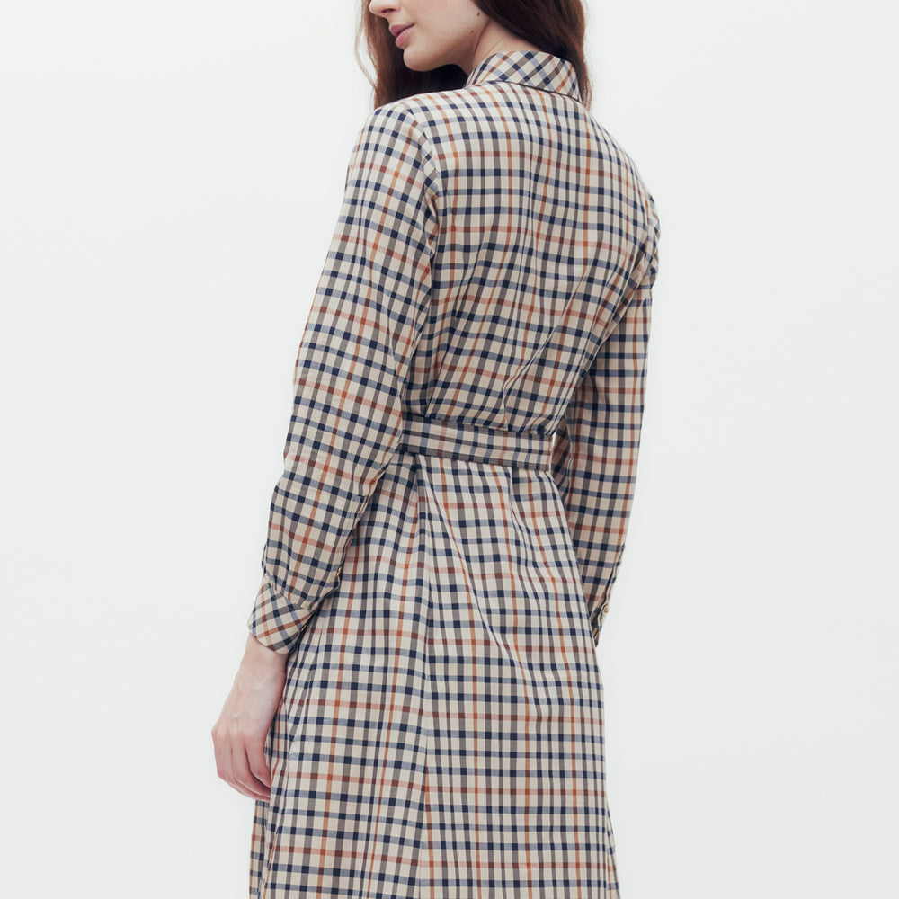 House Check Shirt Dress