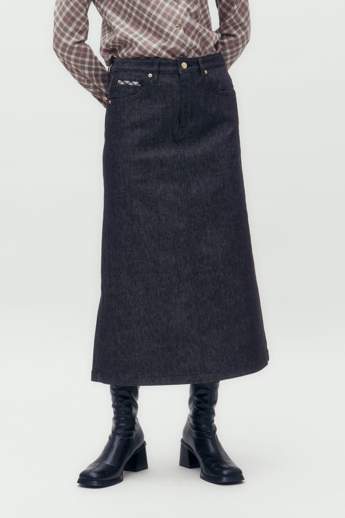 Maxi Denim Skirt