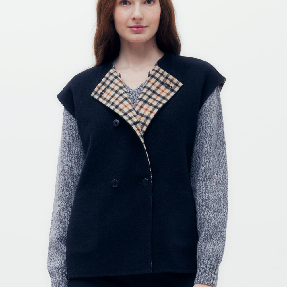 
                      
                        Reversible House Check Vest
                      
                    