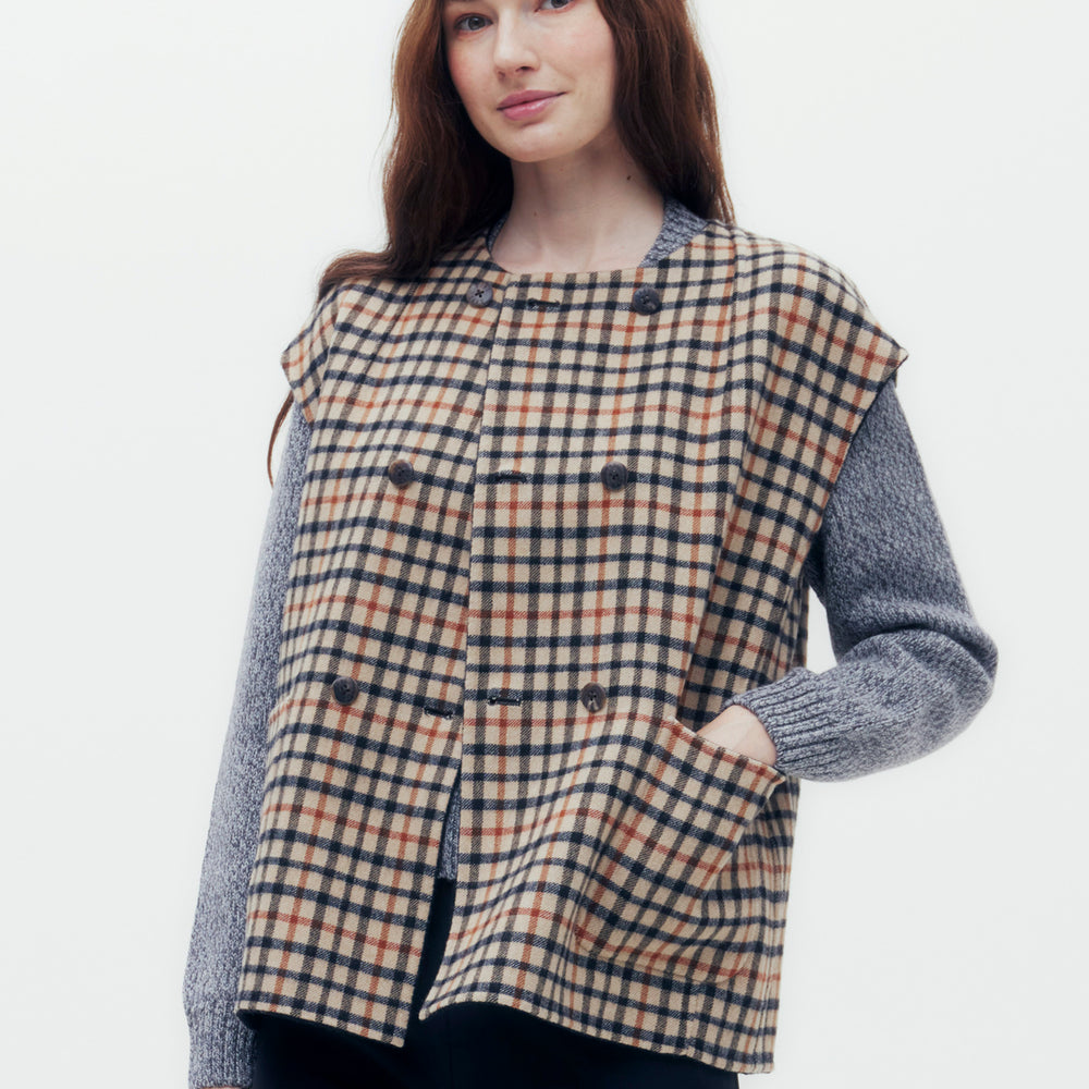 
                      
                        Reversible House Check Vest
                      
                    