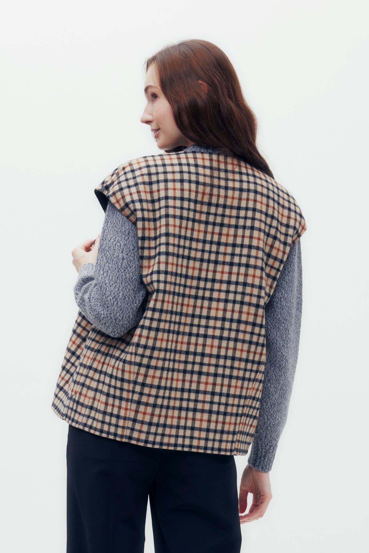 Reversible House Check Vest