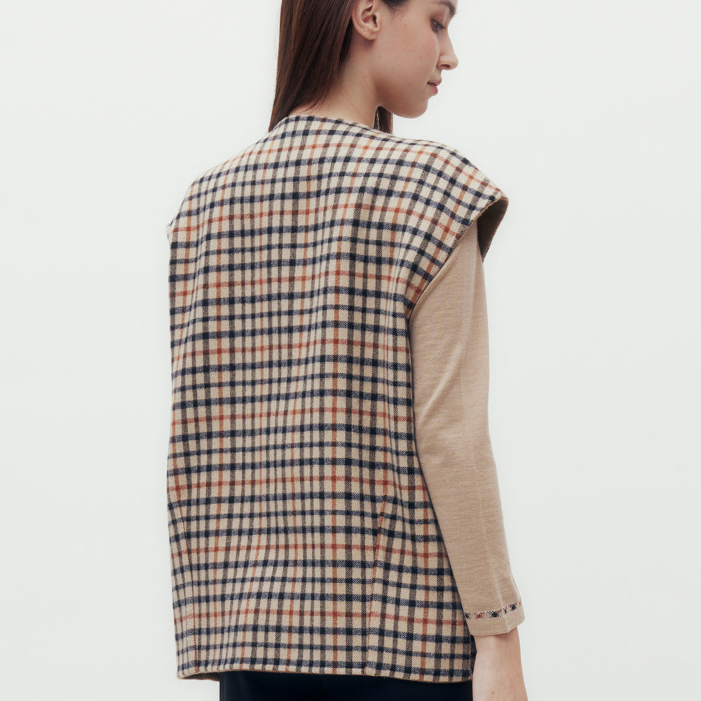 
                      
                        Reversible House Check Vest
                      
                    