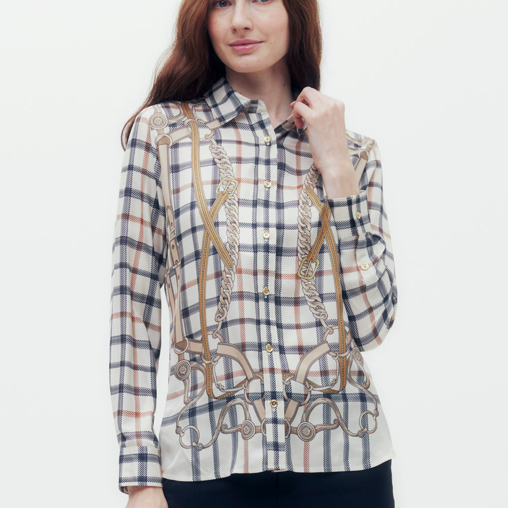 
                      
                        Belt and Chain Print Shirt
                      
                    