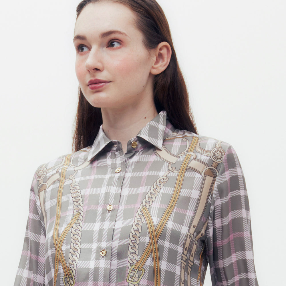 
                      
                        Belt and Chain Print Shirt
                      
                    