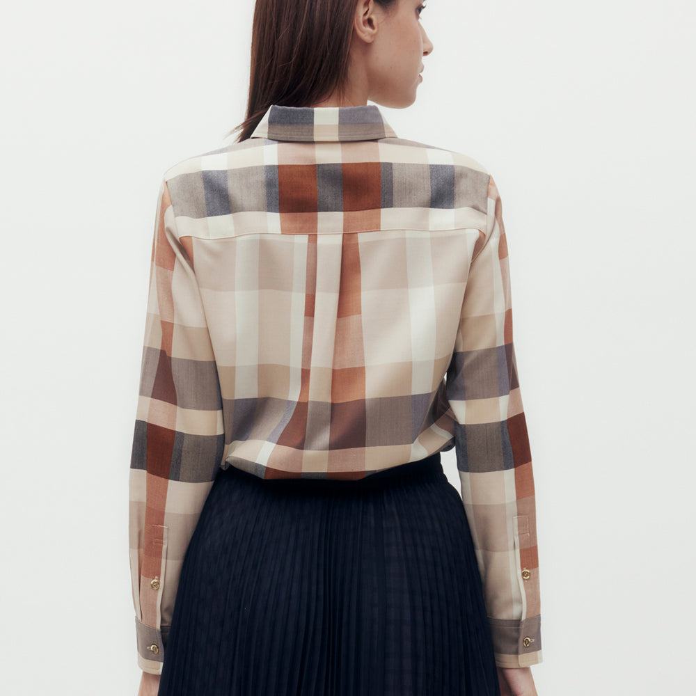 130th Anniversary Check Wool Shirt