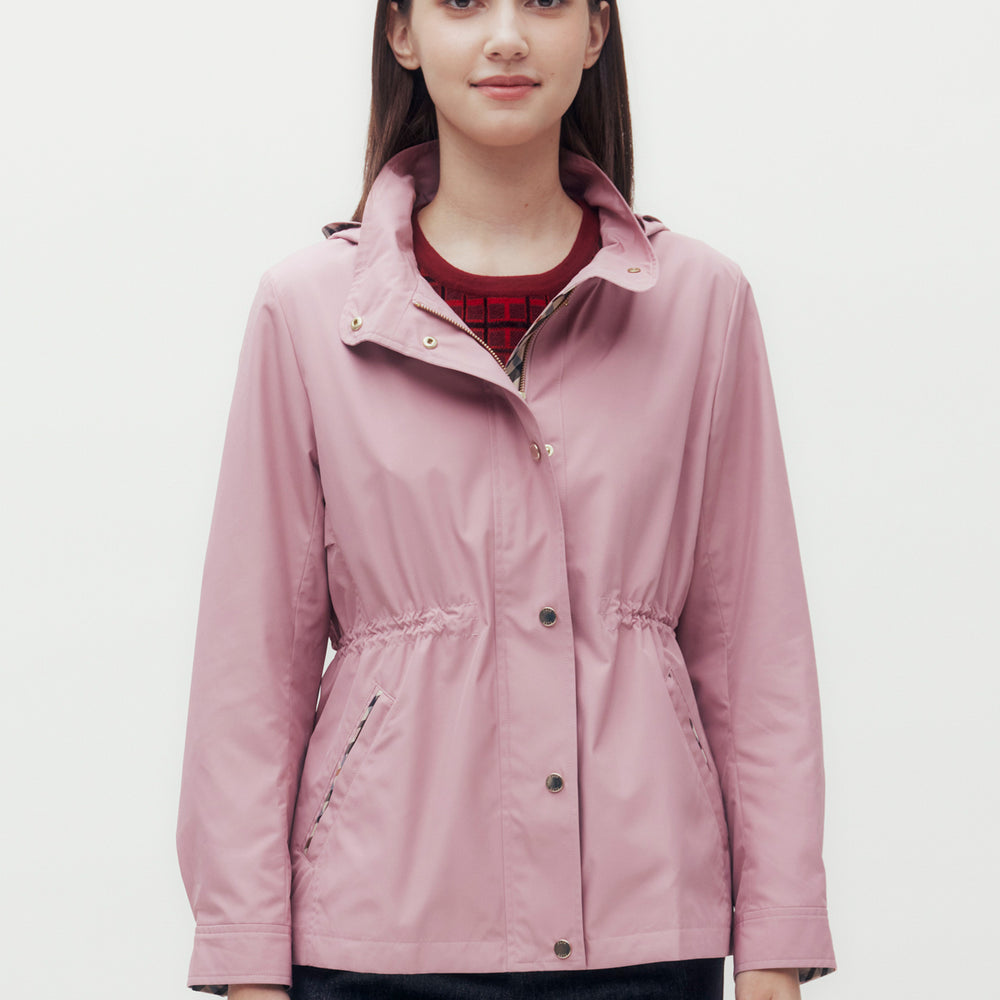 
                      
                        Hooded Blouson Jacket
                      
                    