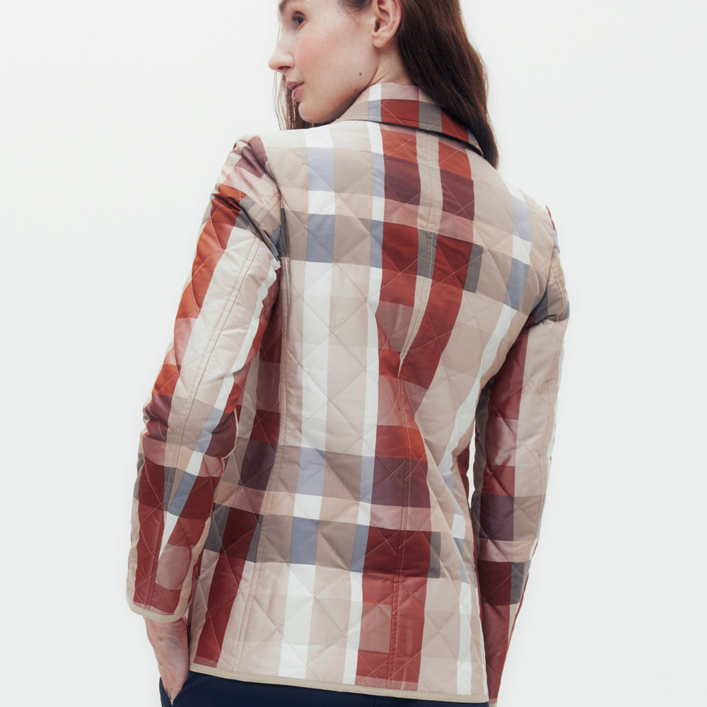 
                      
                        130th Anniversary Check Quilted Blouson Jacket
                      
                    