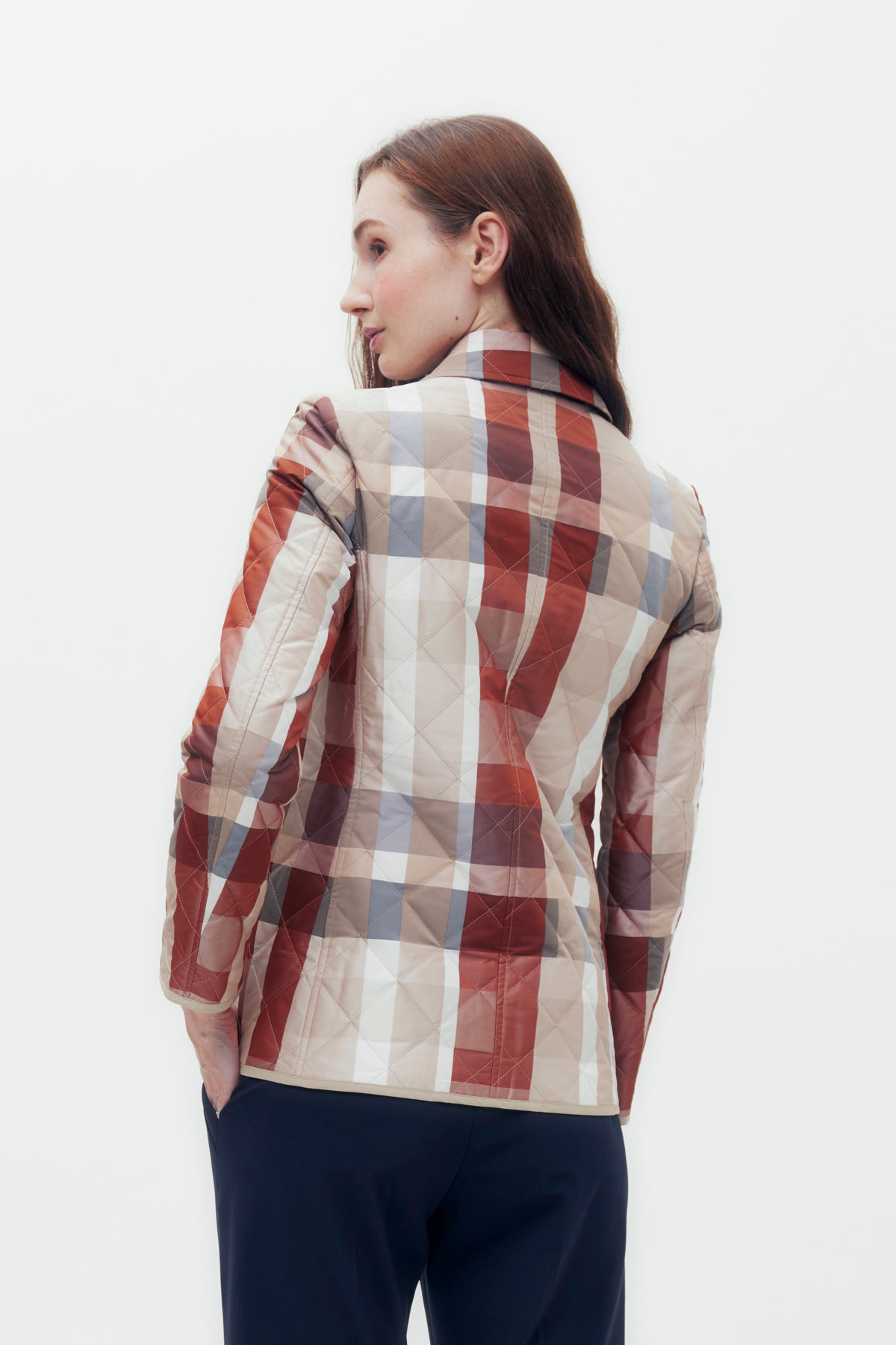 130th Anniversary Check Quilted Blouson Jacket