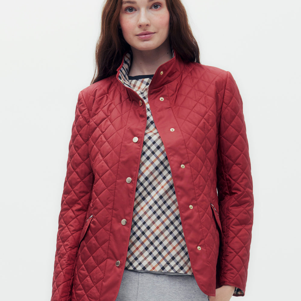 
                      
                        Quilted Blouson Jacket
                      
                    