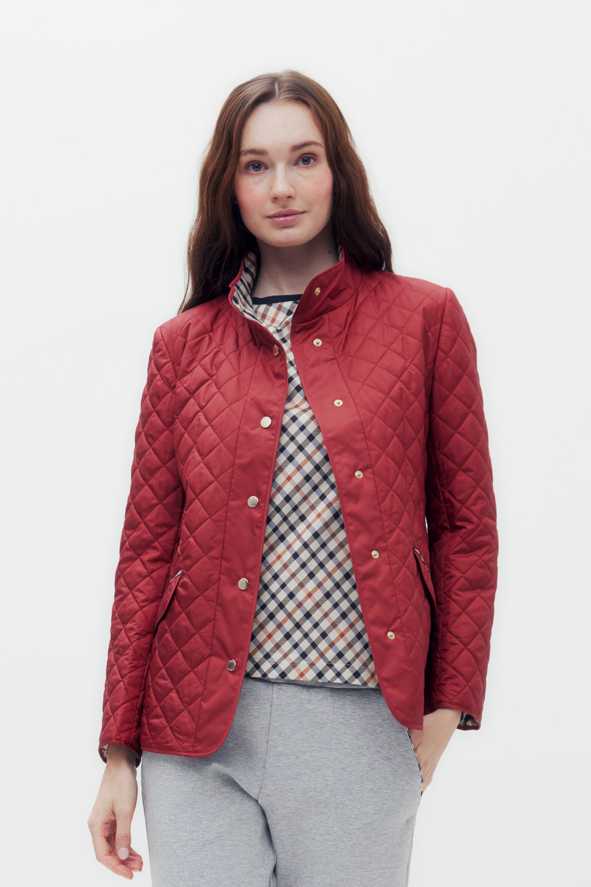 Quilted Blouson Jacket