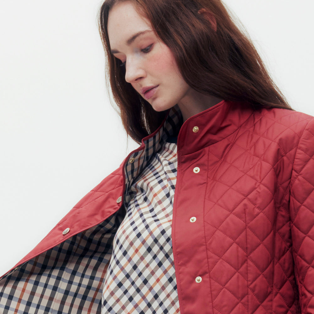 
                      
                        Quilted Blouson Jacket
                      
                    