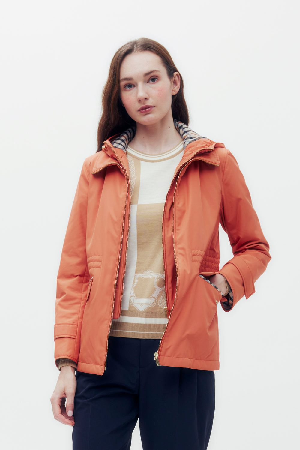 Double Layered Blouson Jacket