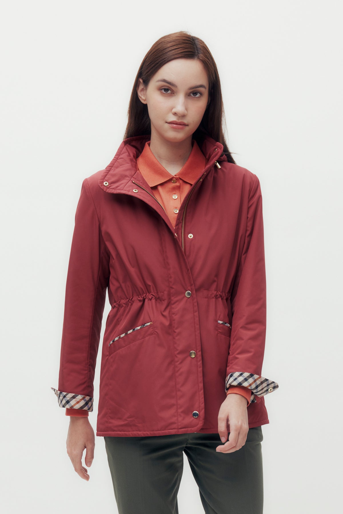 Classic Blouson Jacket with Detachable Hood