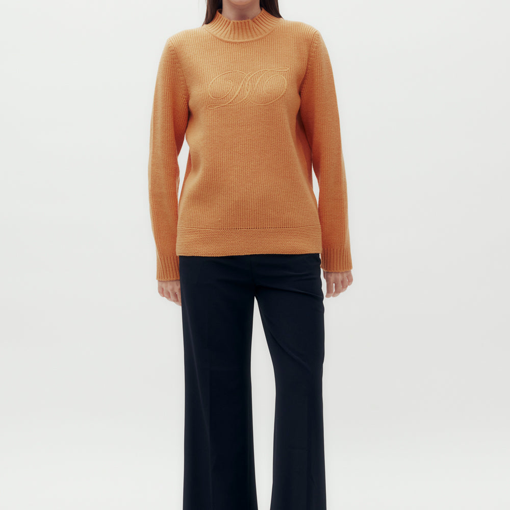 
                      
                        DD Jacquard Mock Neck Sweater
                      
                    