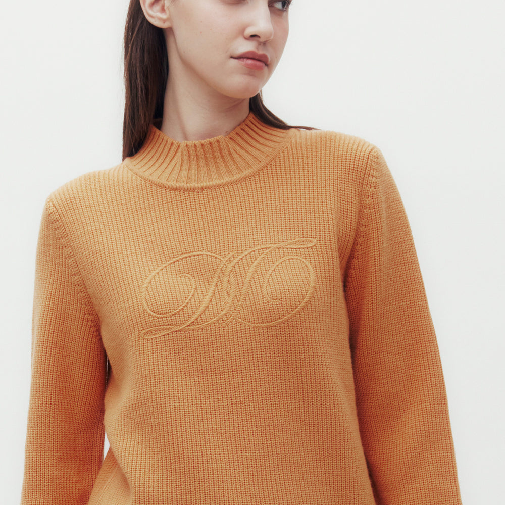 
                      
                        DD Jacquard Mock Neck Sweater
                      
                    