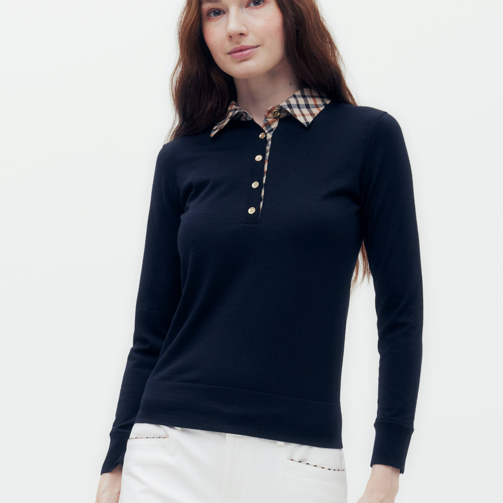 
                      
                        House Check Collar Polo Shirt
                      
                    