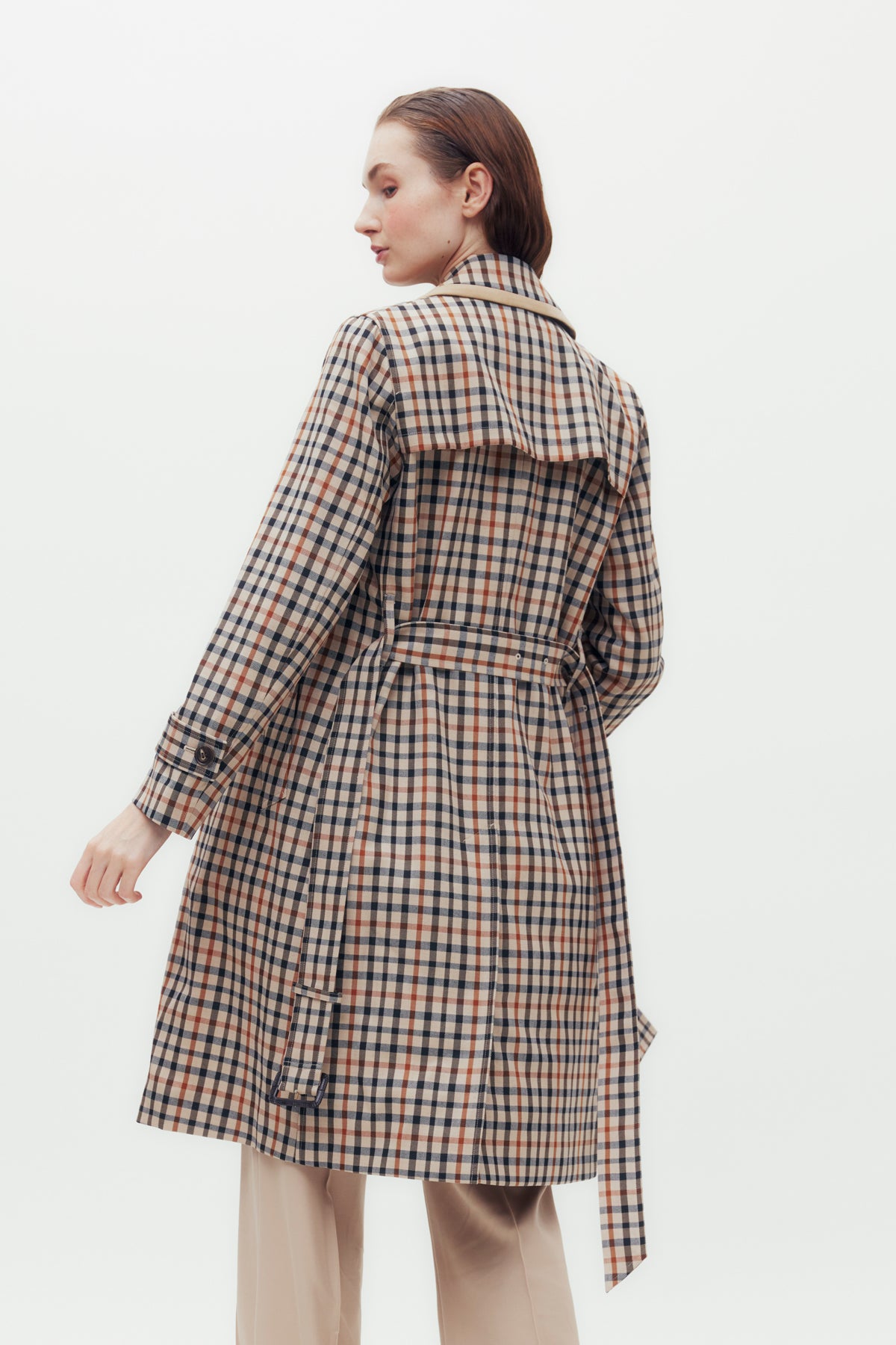 House Check Trench Coat