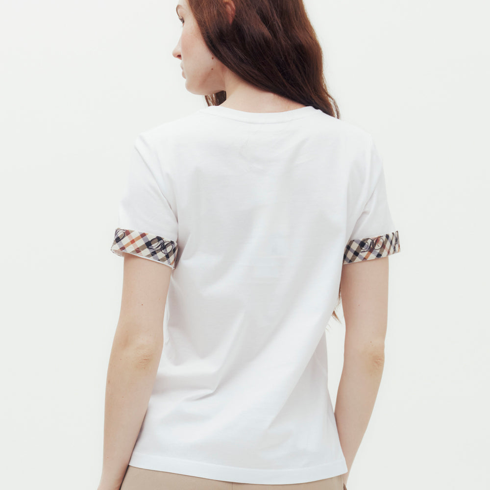 House Check Cuffs T-Shirt