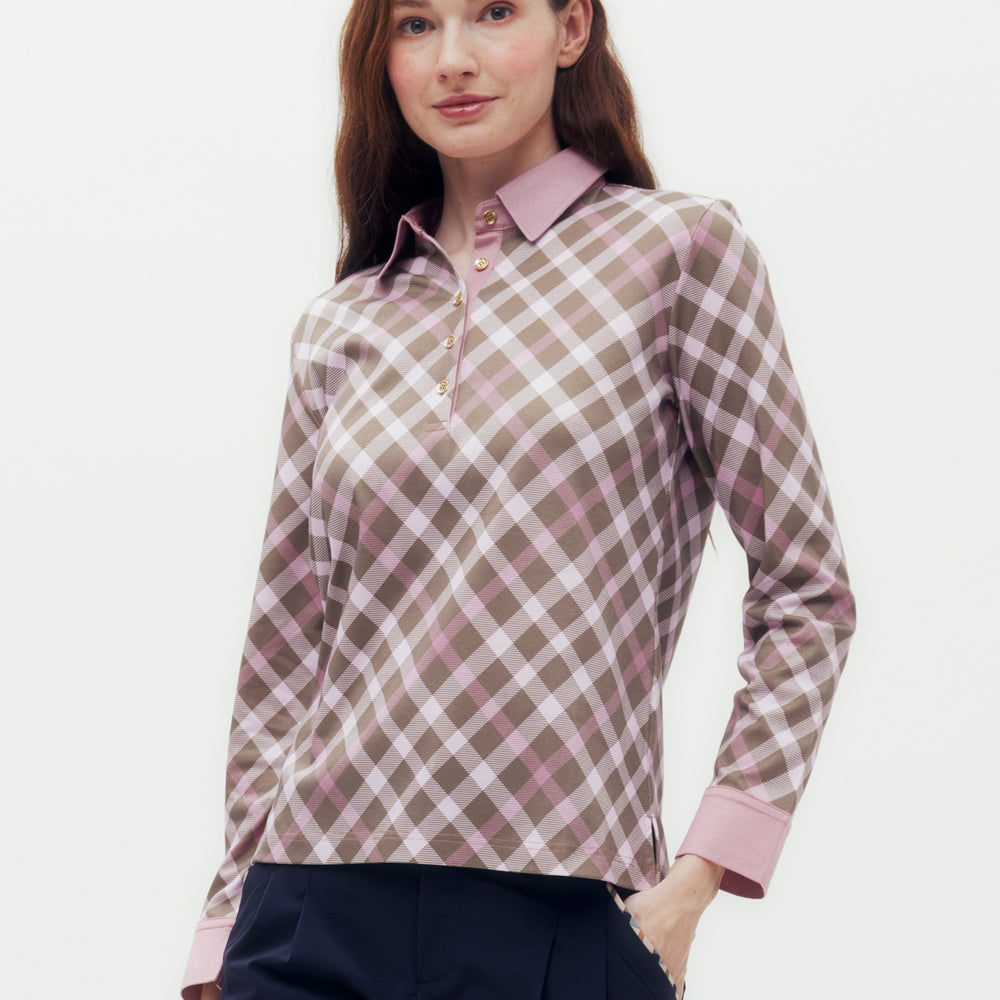 Bias Check Polo Shirt