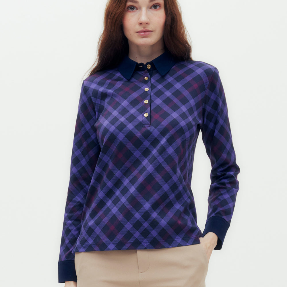 
                      
                        Bias Check Polo Shirt
                      
                    