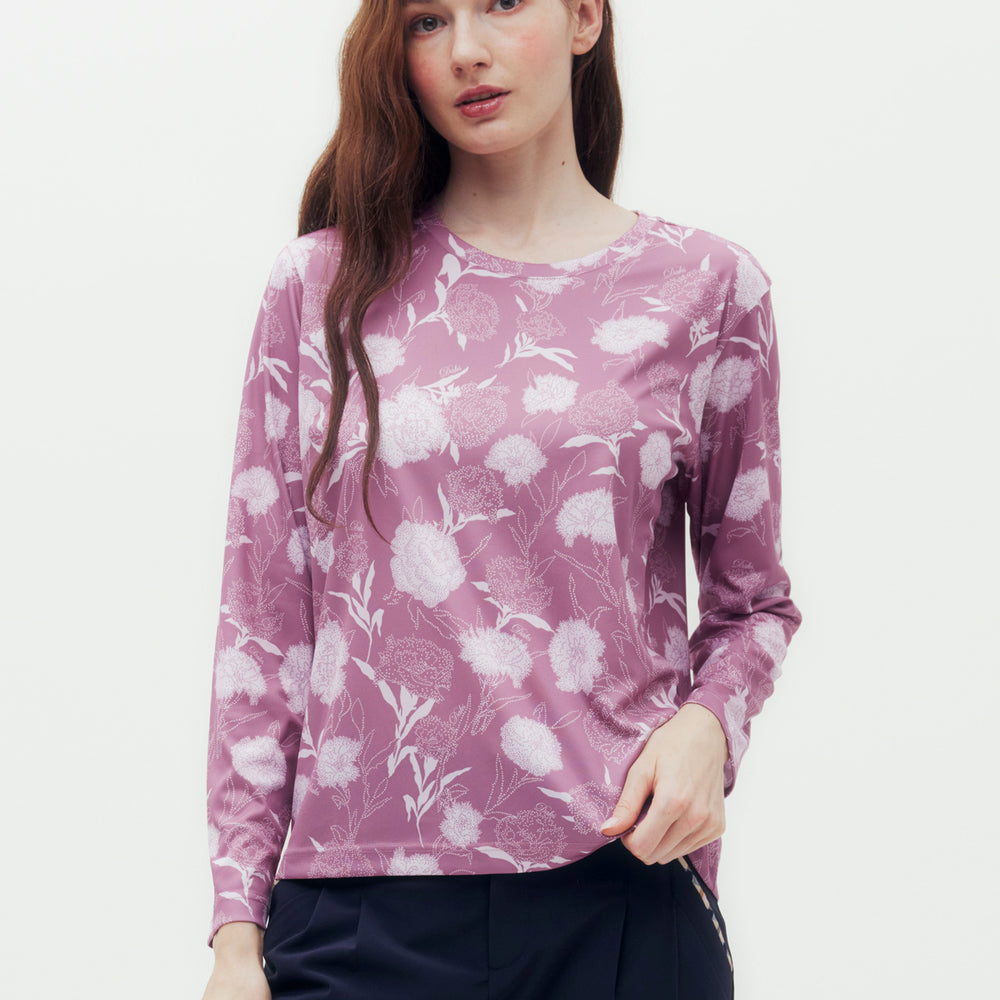 Carnation Print T-Shirt