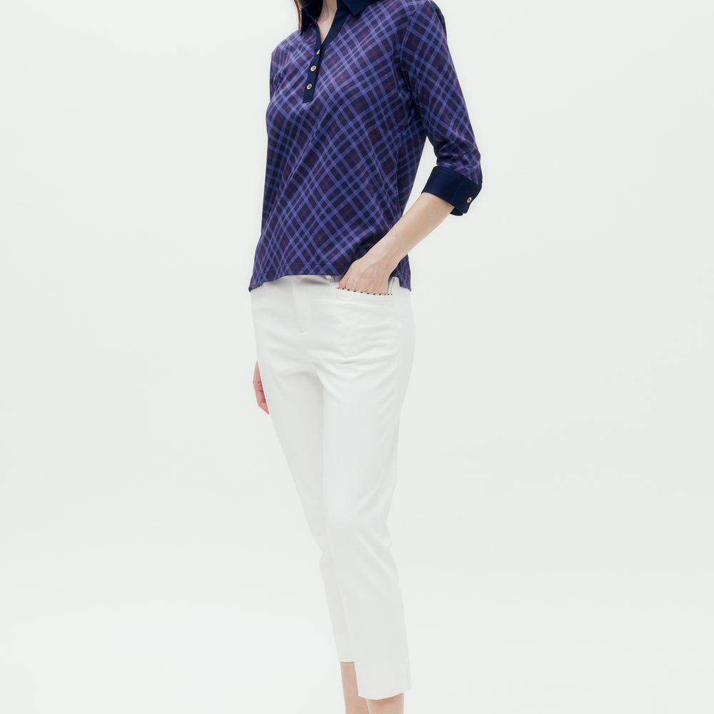 
                      
                        Bias Check Polo Shirt
                      
                    