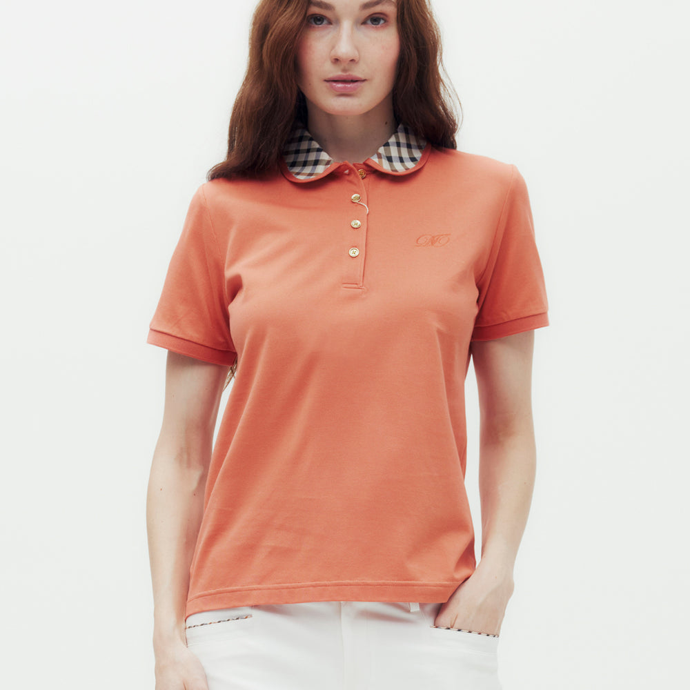 House Check Collar Polo Shirt