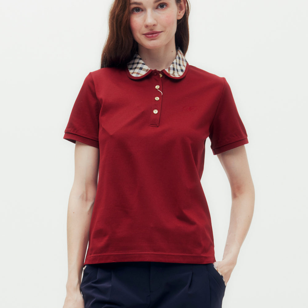 
                      
                        House Check Collar Polo Shirt
                      
                    