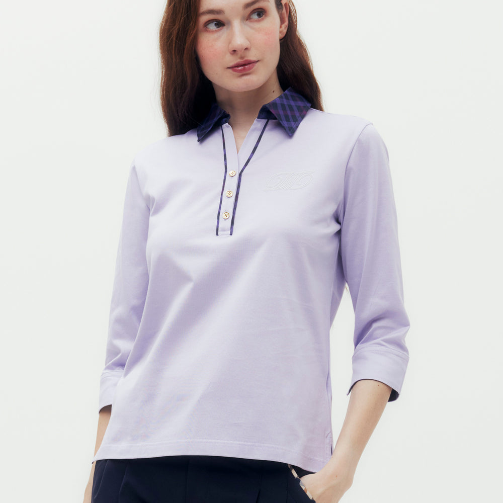 House Check Collar Polo Shirt